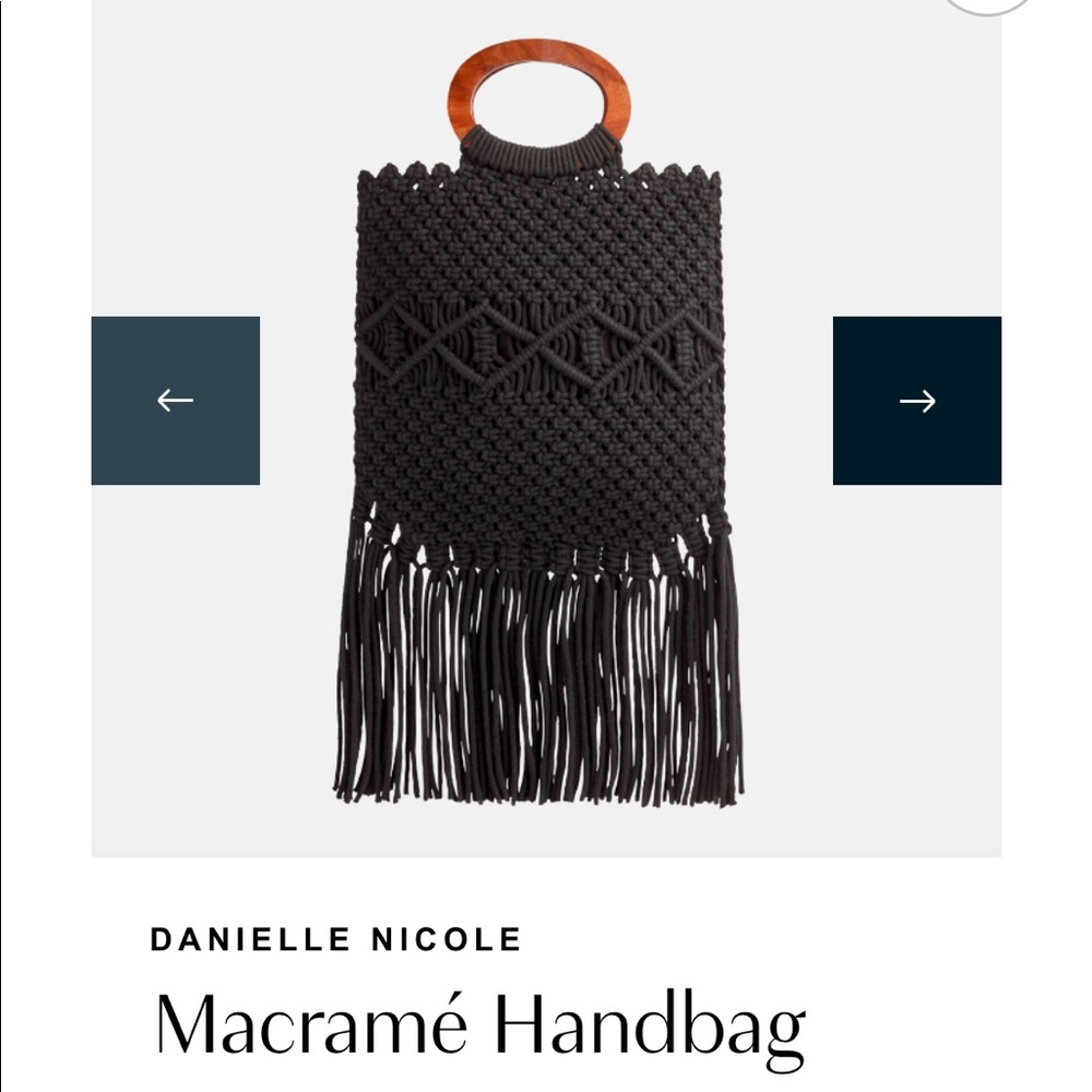 Danielle Nicole Macrame Bag